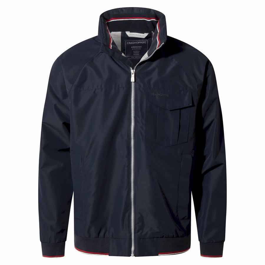 Blue Navy Craghoppers Aiken Men's Jackets | THM1295HF