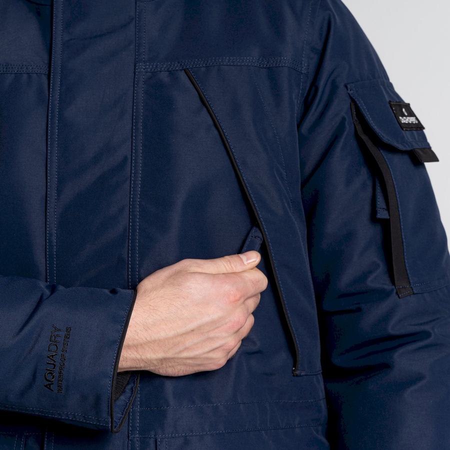 Blue Navy Craghoppers Bishorn II Insulated Men's Jackets | QFQ2147BH