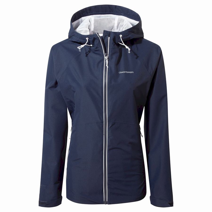 Blue Navy Craghoppers Brielle Women\'s Jackets | GNJ842NO