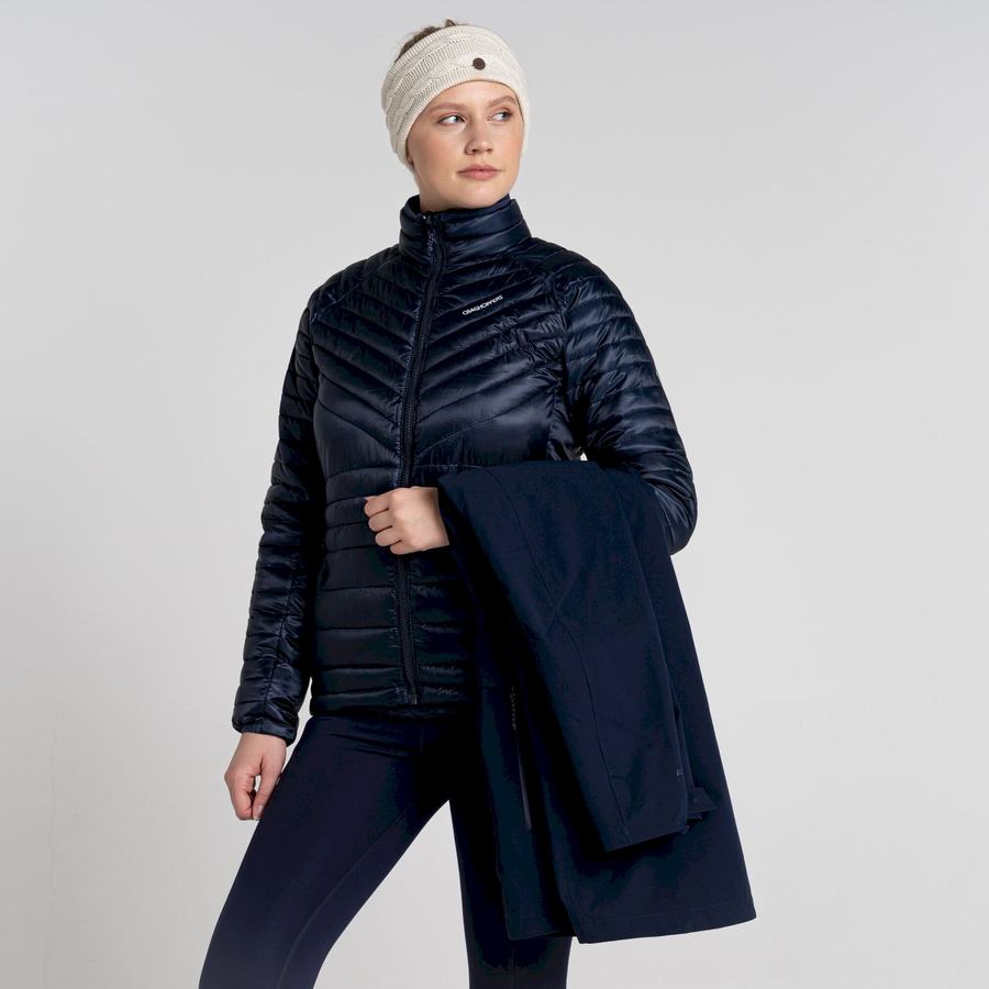 Blue Navy Craghoppers Caldbeck Pro 3 in 1 Women's Jackets | FMN8641NH