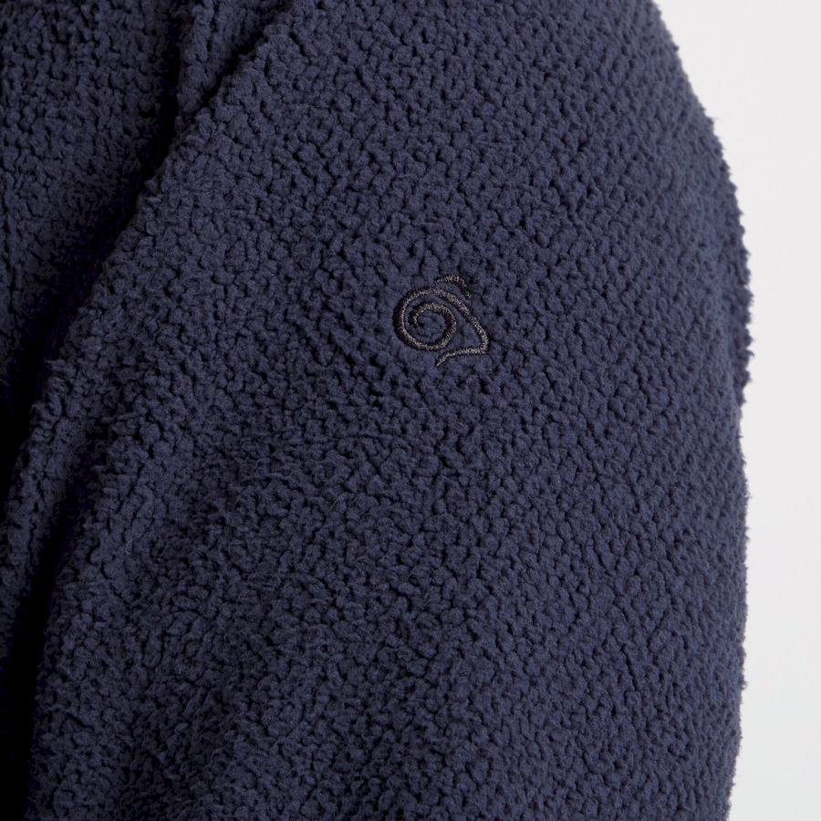 Blue Navy Craghoppers Cason Half-Zip Men's Sweaters | VTO3875FH