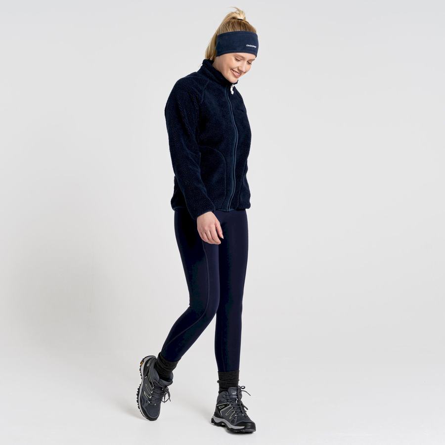 Blue Navy Craghoppers Compression Thermal Women's Leggings | JFF5730VF