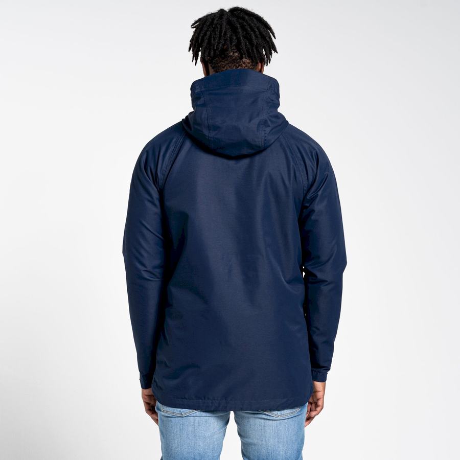 Blue Navy Craghoppers Cove Men's Jackets | YVC7792NU