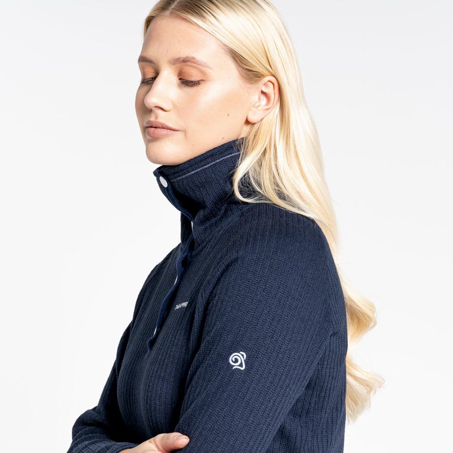 Blue Navy Craghoppers Daphne Overhead Women's Sweaters | MKC6232XY