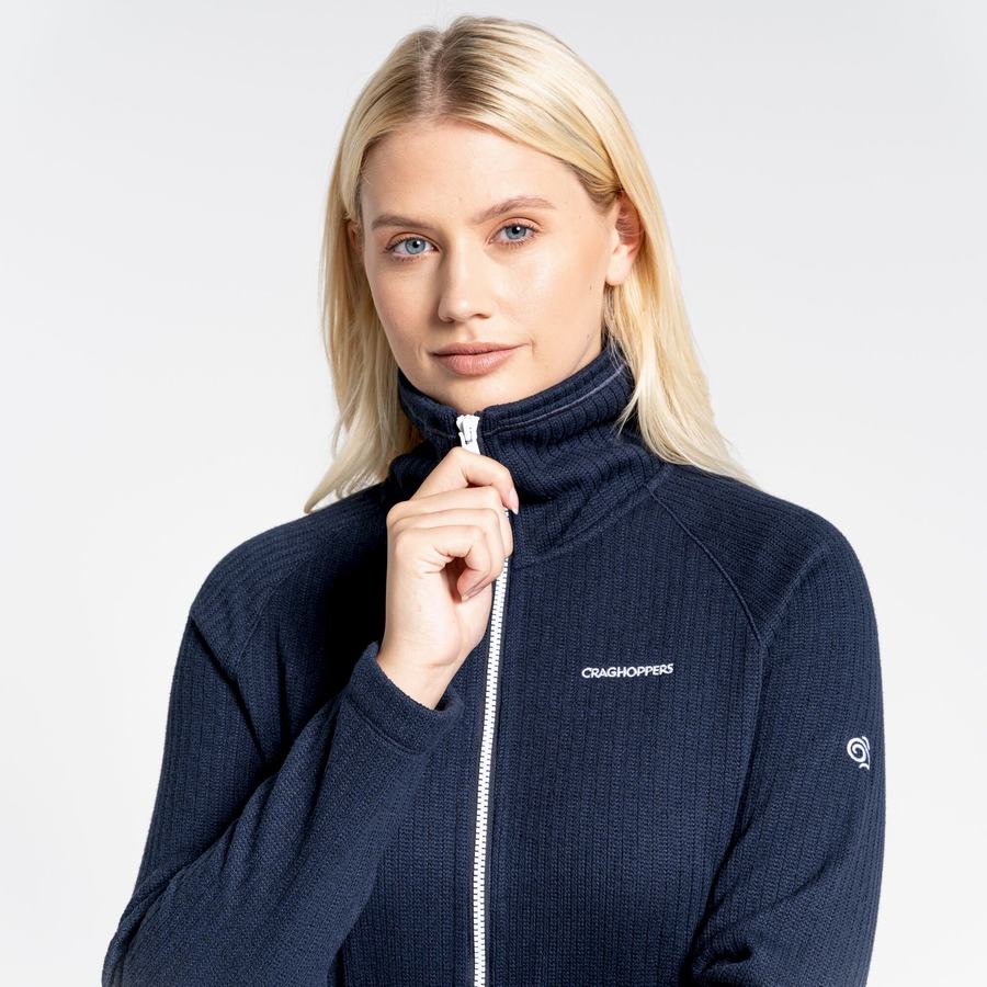 Blue Navy Craghoppers Daphne Women's Sweaters | NLY1039JK