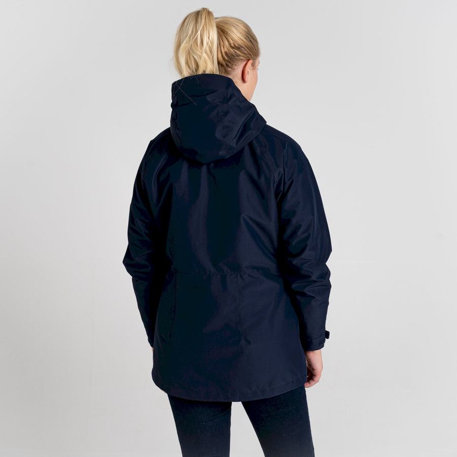 Blue Navy Craghoppers Denise 3 in 1 Women's Jackets | STA4287BK