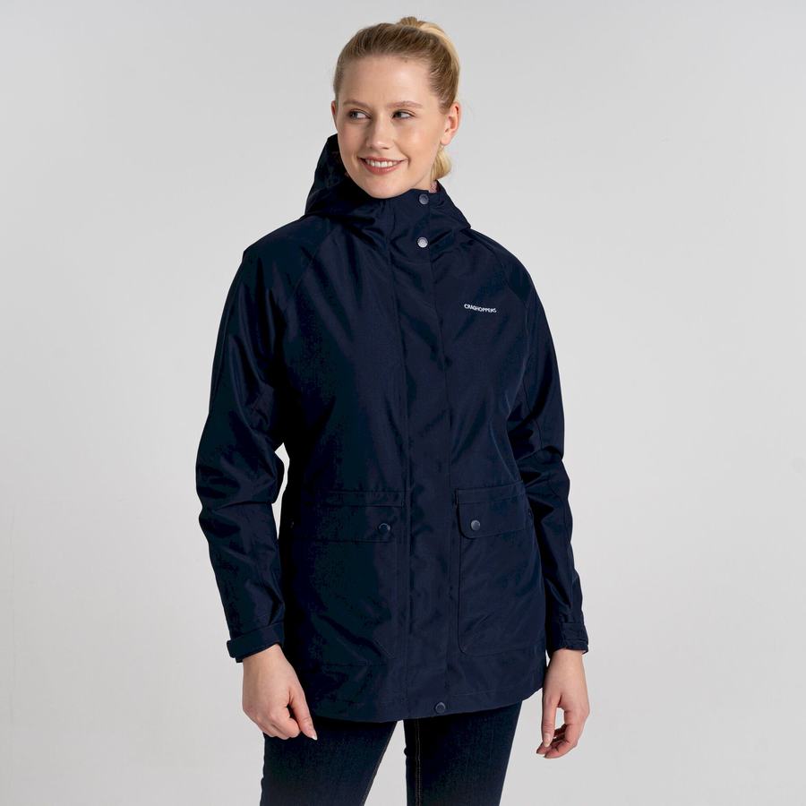 Blue Navy Craghoppers Denise 3 in 1 Women's Jackets | STA4287BK