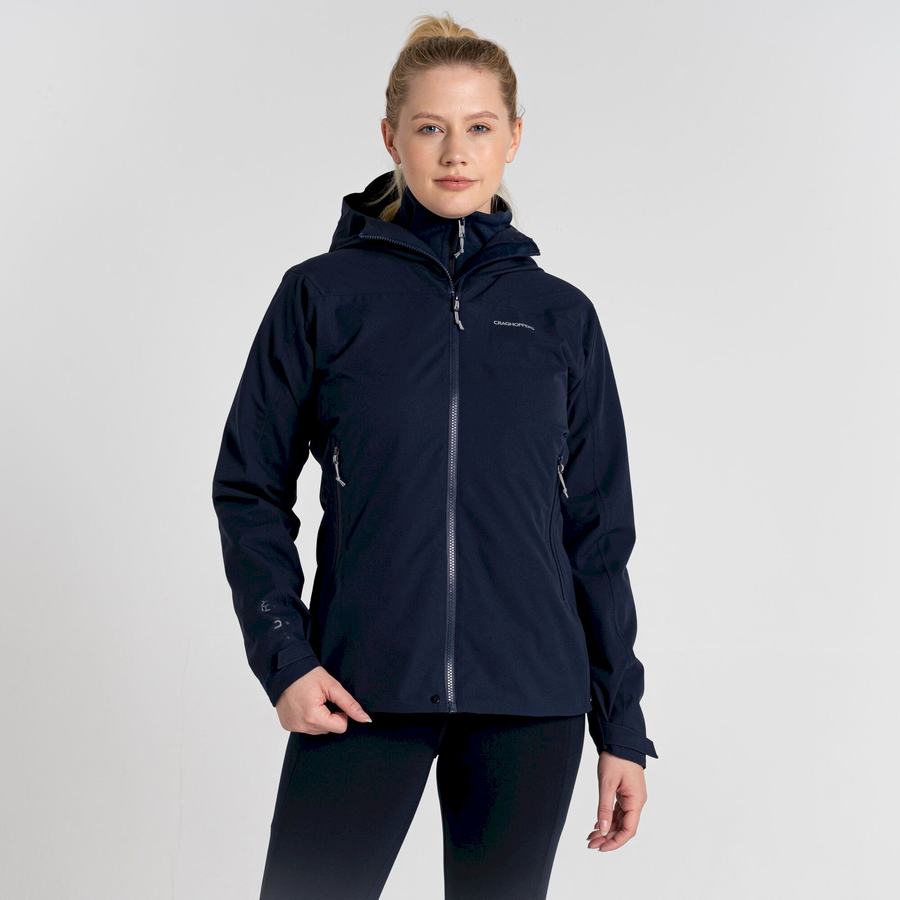 Blue Navy Craghoppers Dynamic Pro Women's Jackets | AOB8552VU