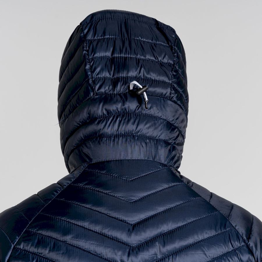 Blue Navy Craghoppers ExpoLite Insulated Hooded Women's Jackets | ZKU4449ON