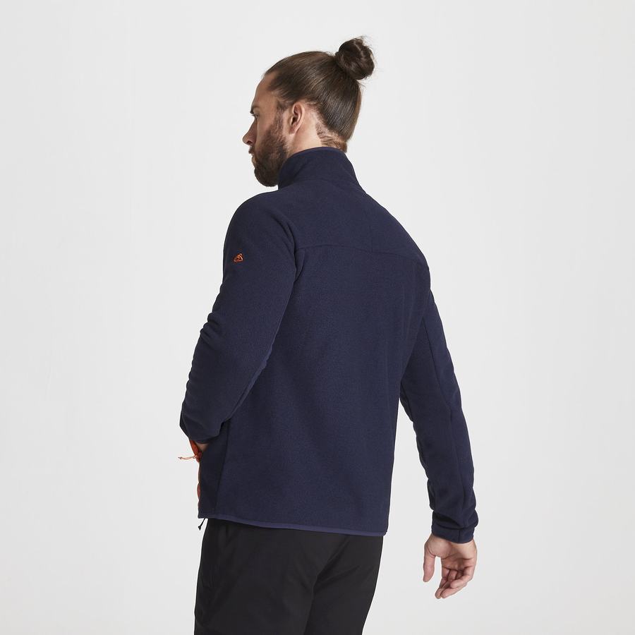 Blue Navy Craghoppers Finglas Hybrid Men's Jackets | QQO8942PB