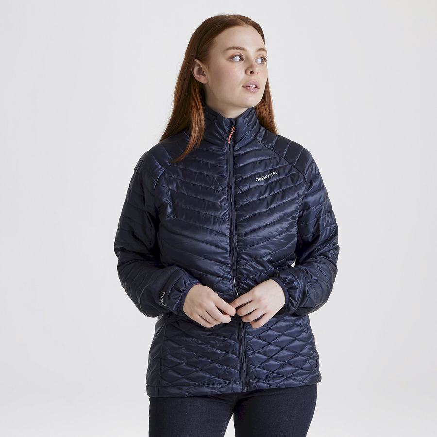 Blue Navy Craghoppers Insulated ExpoLite Women's Jackets | RDQ7314ZW