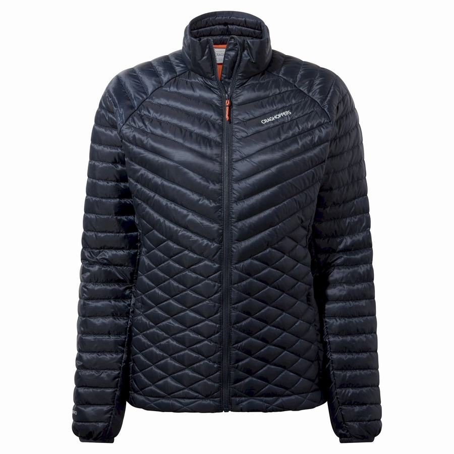 Blue Navy Craghoppers Insulated ExpoLite Women's Jackets | RDQ7314ZW