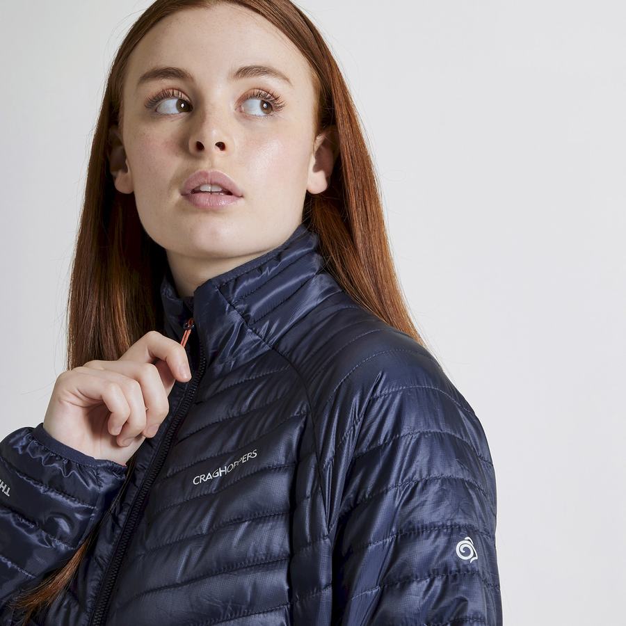 Blue Navy Craghoppers Insulated ExpoLite Women's Jackets | RDQ7314ZW