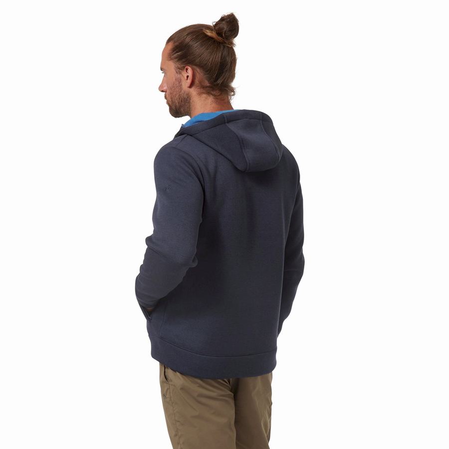 Blue Navy Craghoppers Kinson Men's Sweaters | ULL9165AG