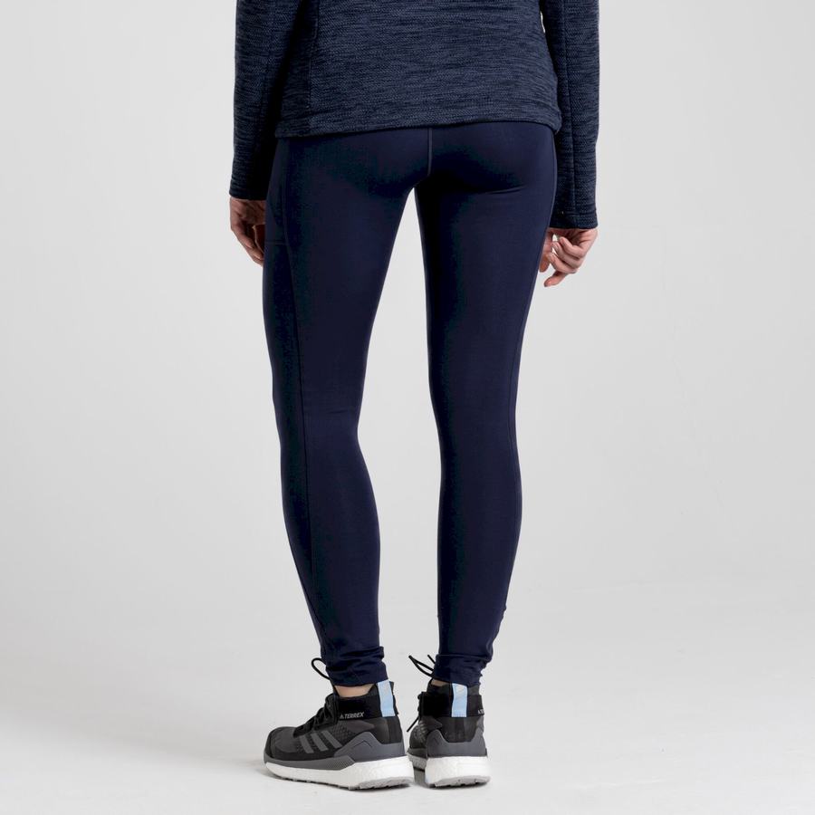 Blue Navy Craghoppers Kiwi Pro Women's Leggings | UJI148IV