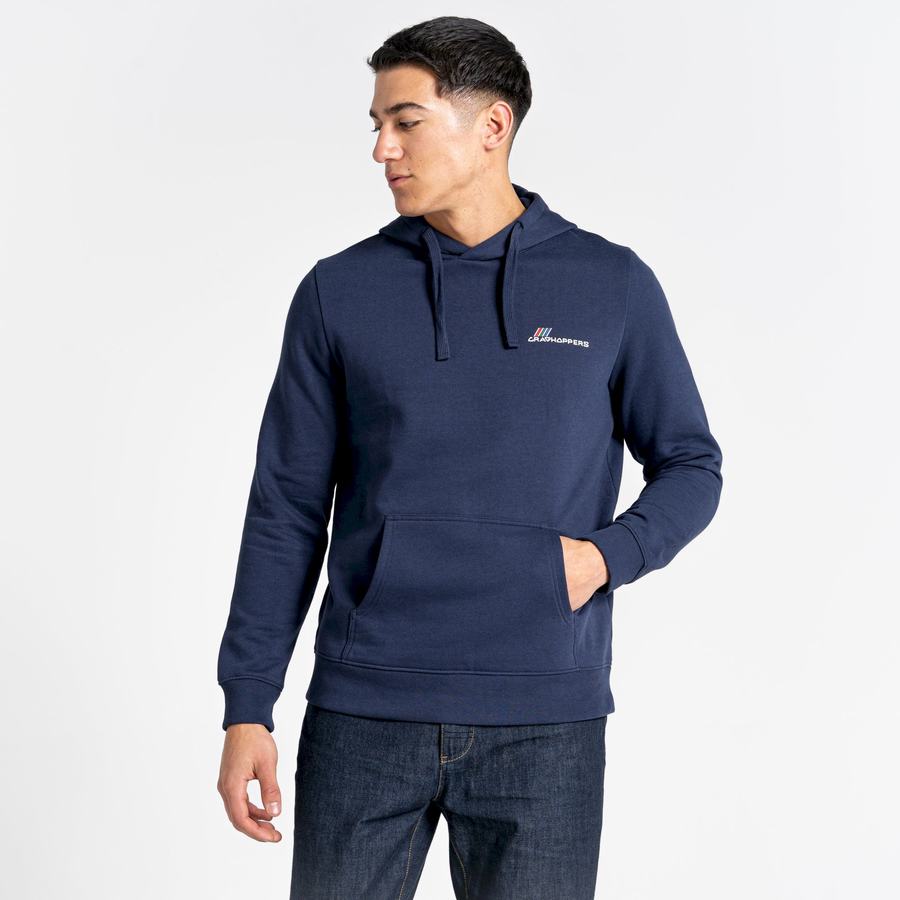 Blue Navy Craghoppers Lautner Hooded Women's Sweatshirts | XDW159PR