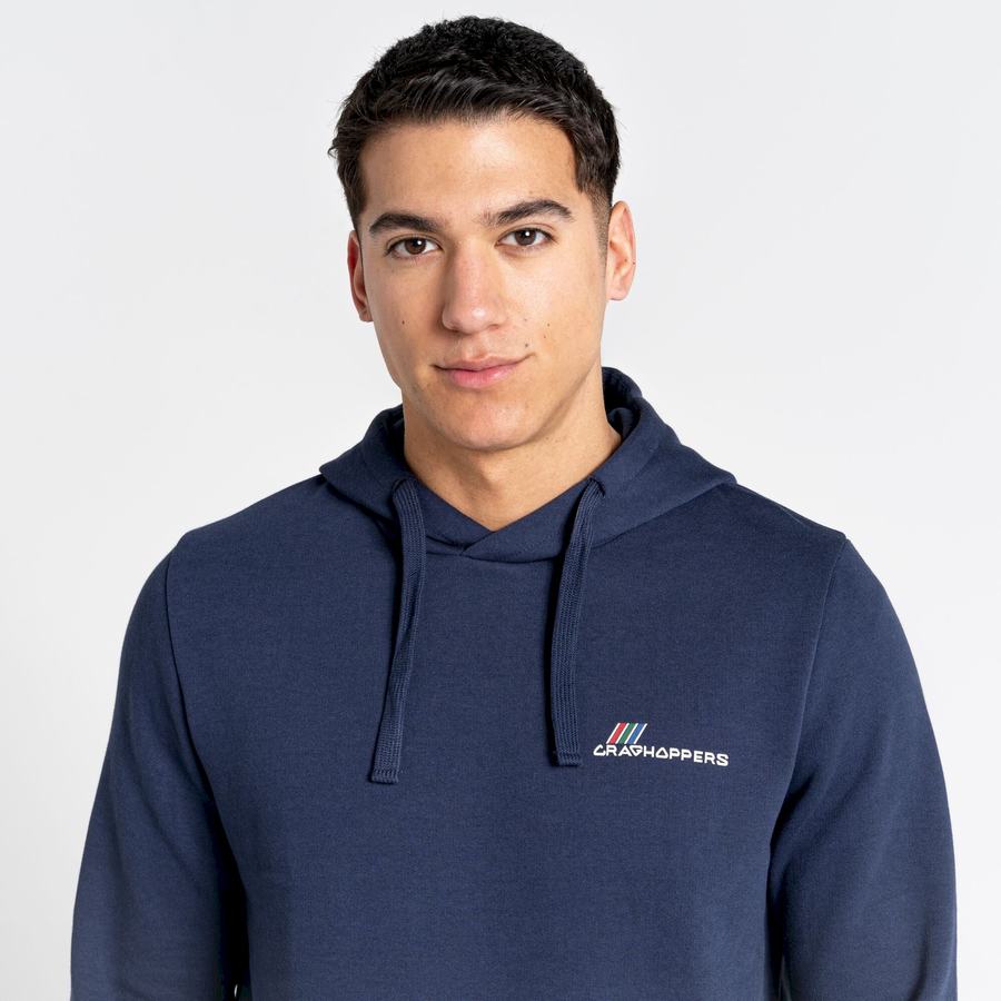 Blue Navy Craghoppers Lautner Hooded Women's Sweatshirts | XDW159PR