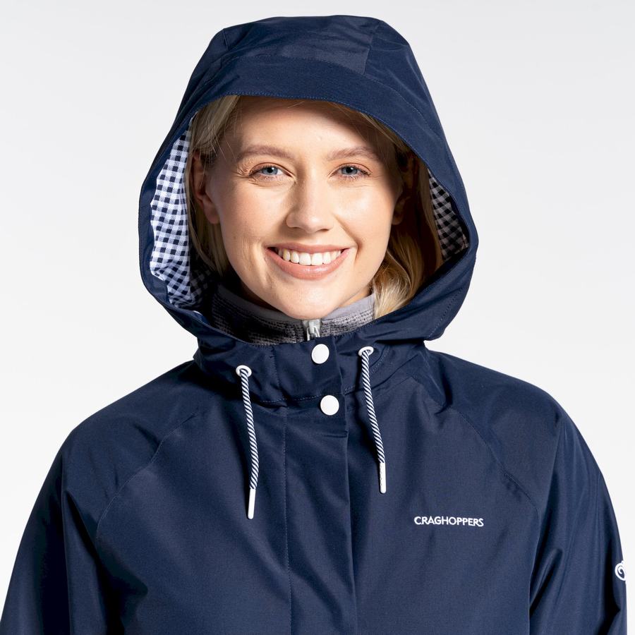 Blue Navy Craghoppers Lilah Women's Jackets | UCF7612TQ