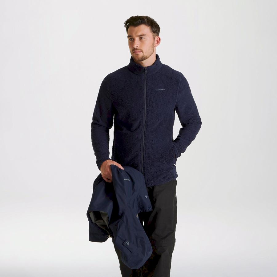 Blue Navy Craghoppers Milford 3 In 1 Men's Jackets | NED966YD