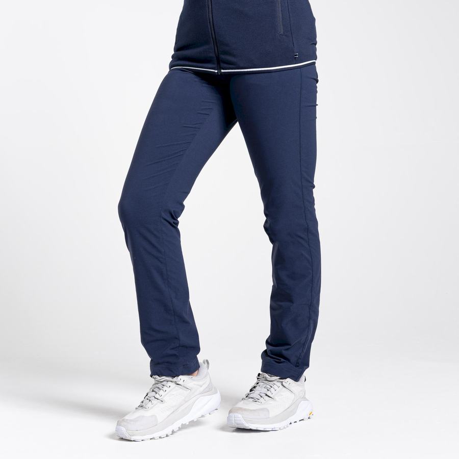 Blue Navy Craghoppers NosiLife Pro Active Women's Trousers | MLB7216HQ