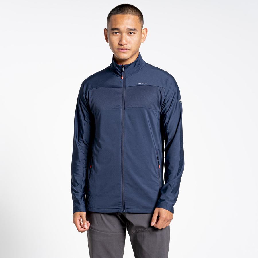 Blue Navy Craghoppers NosiLife Valens Men's Jackets | SMM9223NP