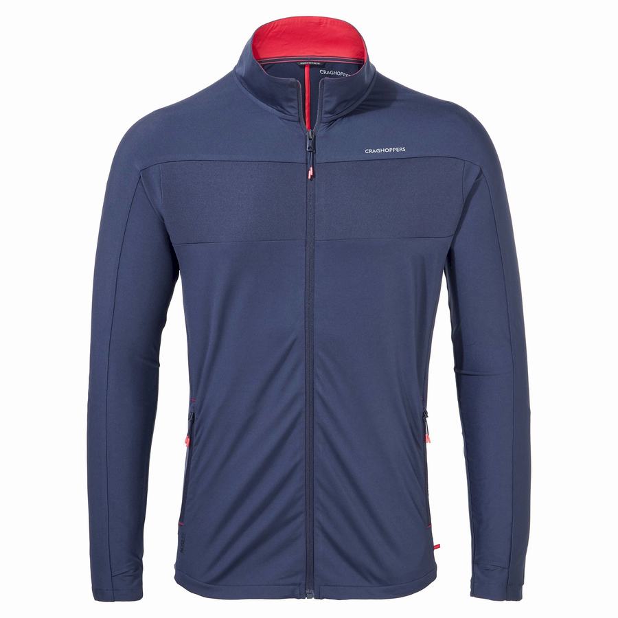 Blue Navy Craghoppers NosiLife Valens Men's Jackets | SMM9223NP