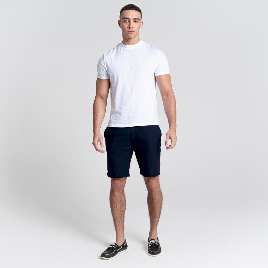 Blue Navy Craghoppers Nosibotanical Buck Men's Shorts | IUX4119WR