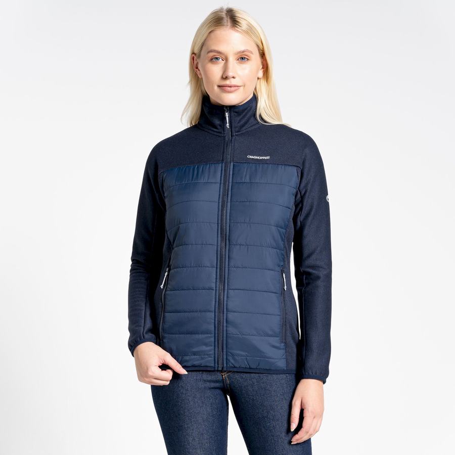 Blue Navy Craghoppers Regina Hybrid Women's Jackets | SLS2813UE