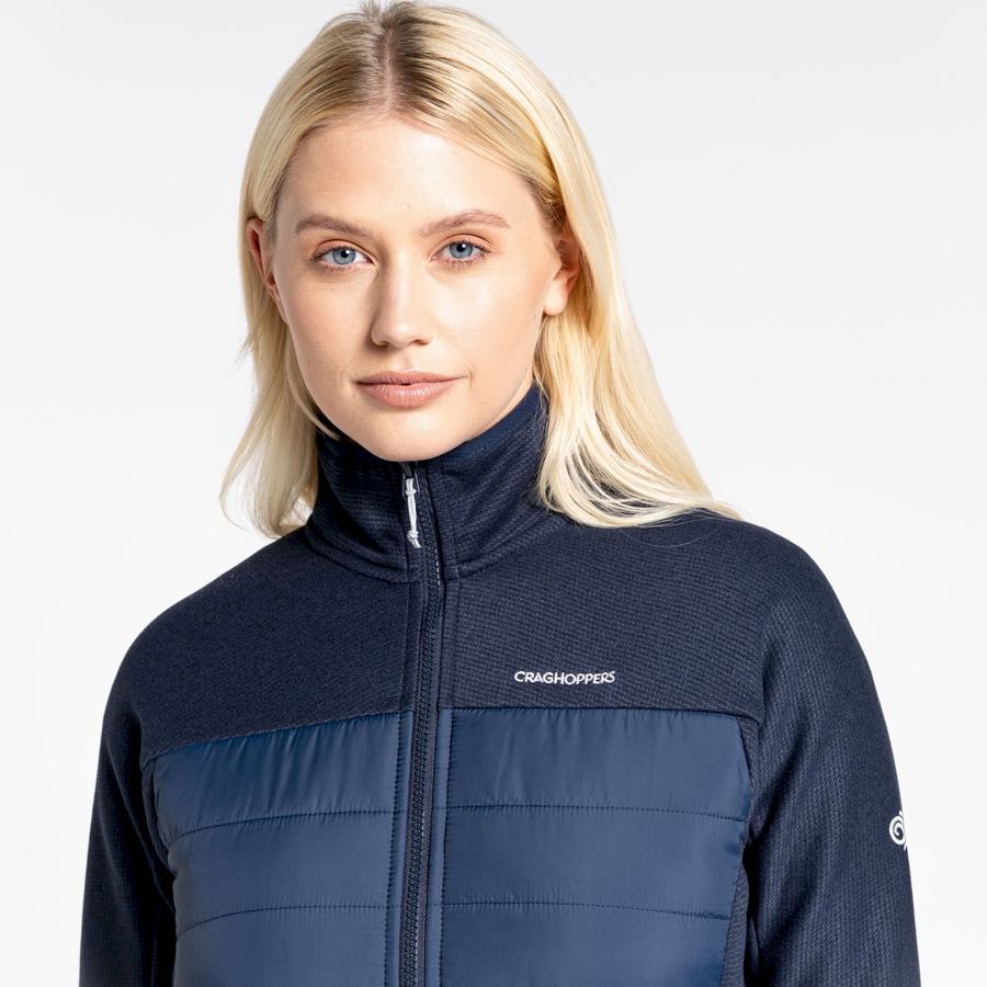 Blue Navy Craghoppers Regina Hybrid Women's Jackets | SLS2813UE