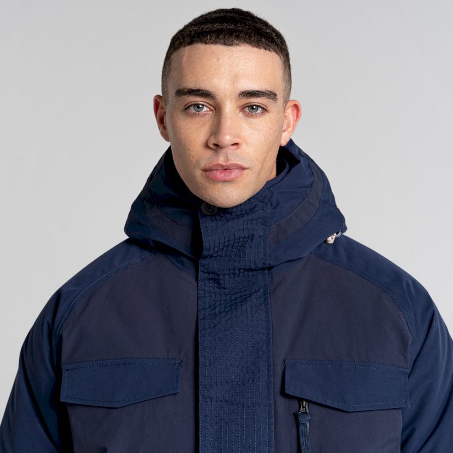 Blue Navy Craghoppers Sinclair Insulated Men's Jackets | FJI970FK