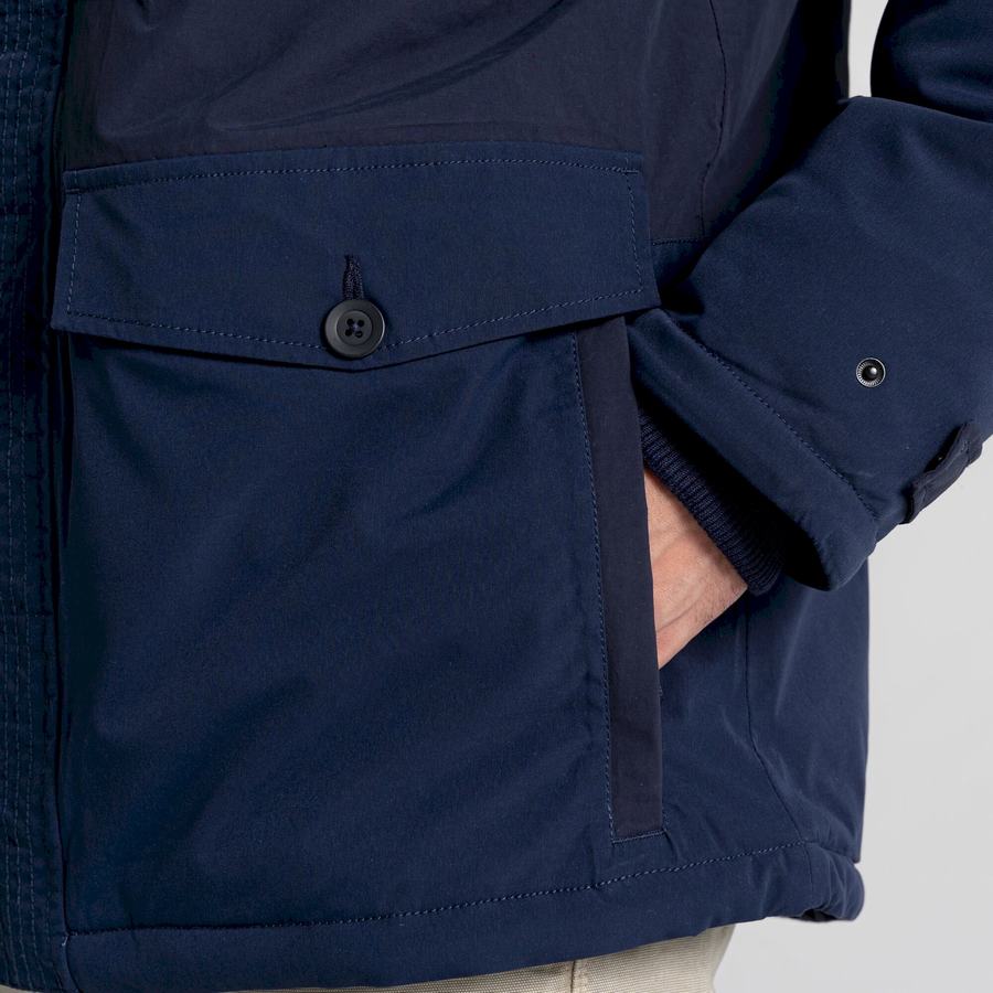 Blue Navy Craghoppers Sinclair Insulated Men's Jackets | FJI970FK