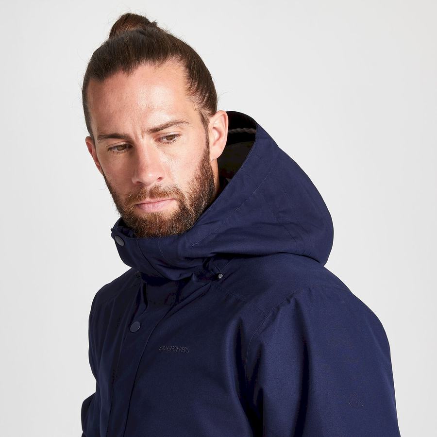 Blue Navy Craghoppers Talo GORE-TEX Men's Jackets | IGC4386WW