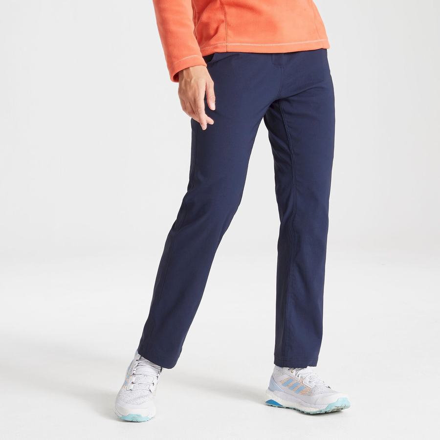 Blue Navy Craghoppers Verve Women's Trousers | CYS7889FA