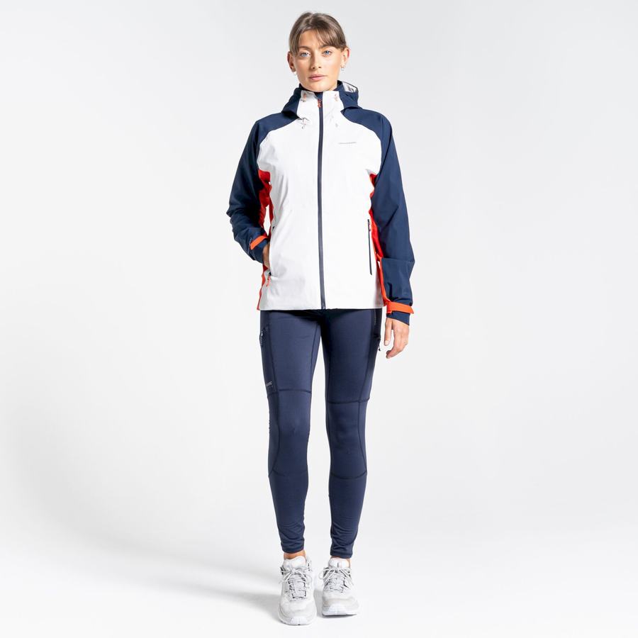 Blue Navy Grey Orange Craghoppers Anza Women's Jackets | LZK5017JI