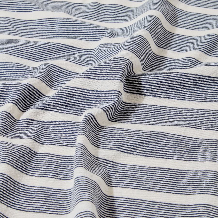 Blue Navy Stripes Craghoppers Nosibotanical Sten Short Sleeved Men's T-Shirts | OLO826KC