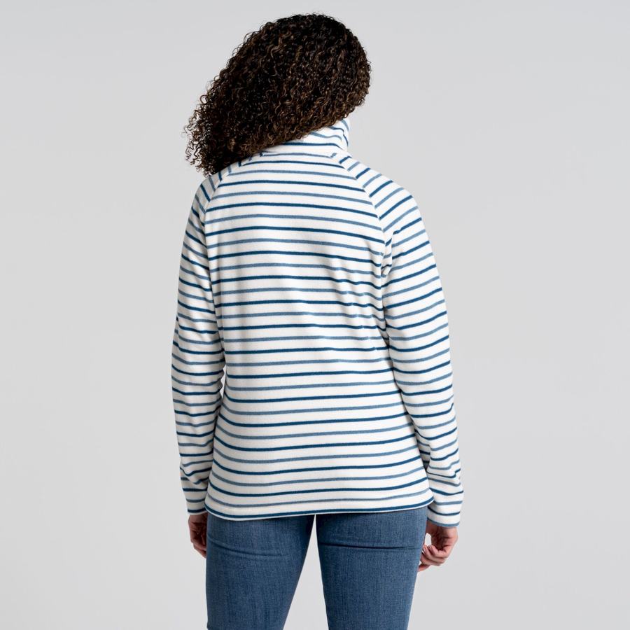 Blue Stripes Craghoppers Ella Overhead Women's Sweaters | RKZ617KQ