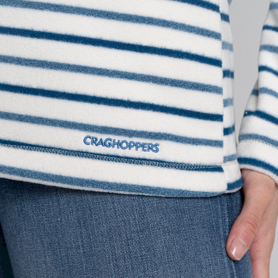 Blue Stripes Craghoppers Ella Overhead Women's Sweaters | RKZ617KQ