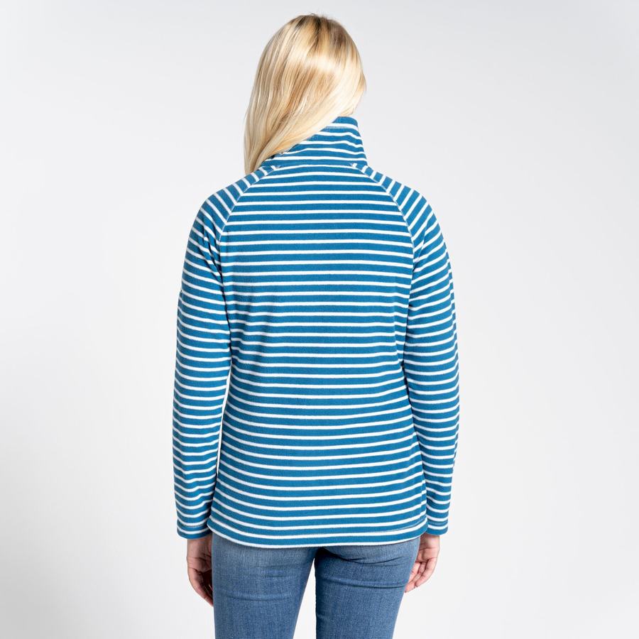 Blue Stripes Craghoppers Ella Women's Sweaters | SWL7568LT