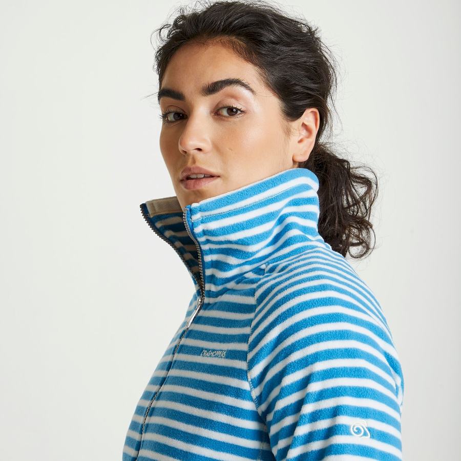 Blue Stripes Craghoppers Natalia Women's Sweaters | SAC4035PU