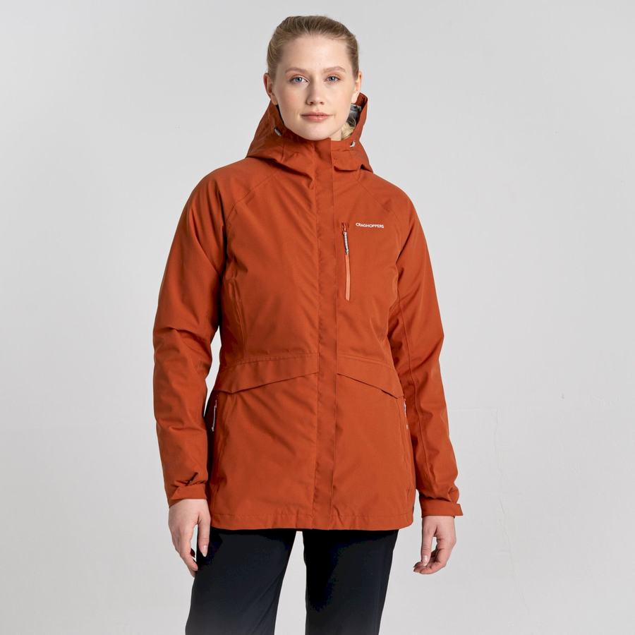 Brown Craghoppers 3 In 1 Women's Jackets | OBU8864IP