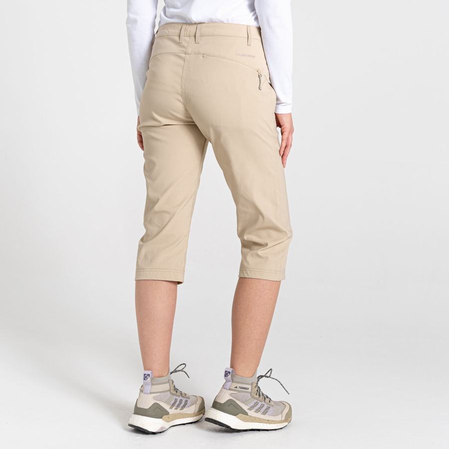 Brown Craghoppers Kiwi Pro II Crop Women's Trousers | ALH8100GK