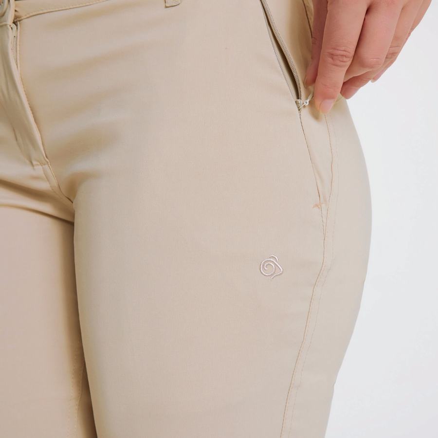 Brown Craghoppers Kiwi Pro II Women's Trousers | GWC8075DH