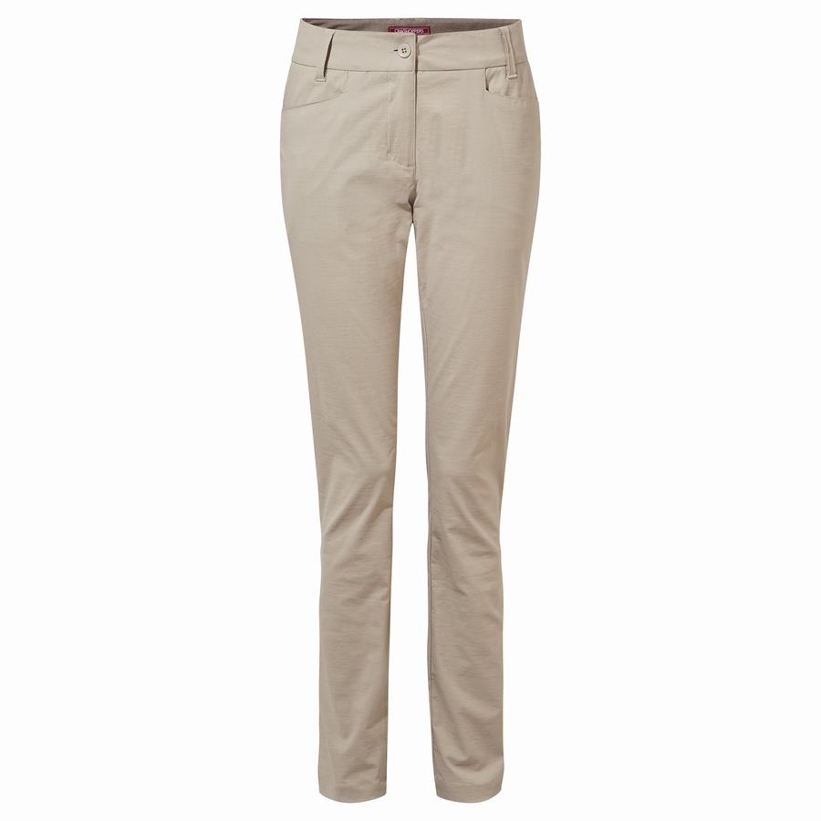 Brown Craghoppers NosiLife Clara II Women's Trousers | FHG4667OF