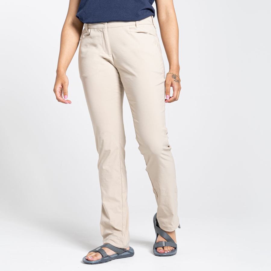 Brown Craghoppers NosiLife Clara II Women's Trousers | FHG4667OF