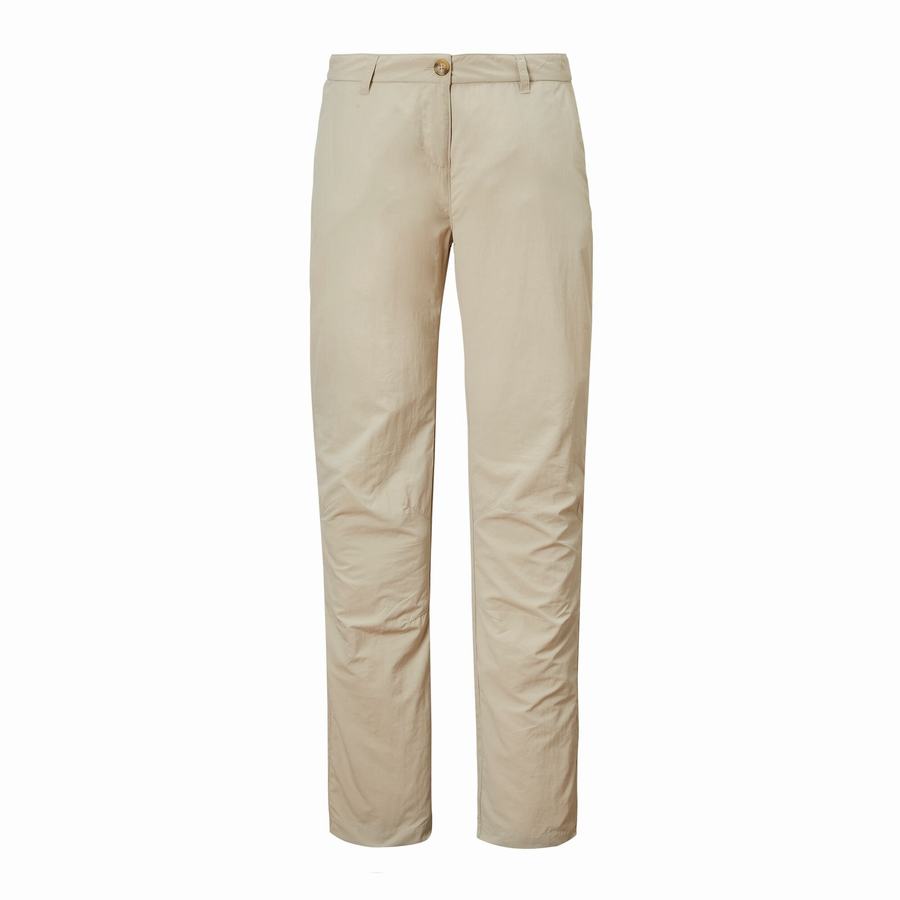 Brown Craghoppers NosiLife III Women's Trousers | LMZ9045EP