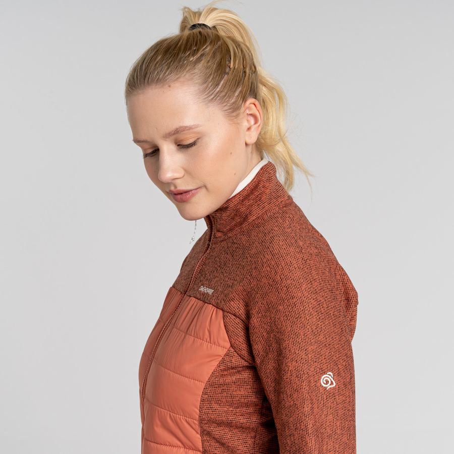 Brown Craghoppers Regina Hybrid Women's Jackets | YTD3216XN