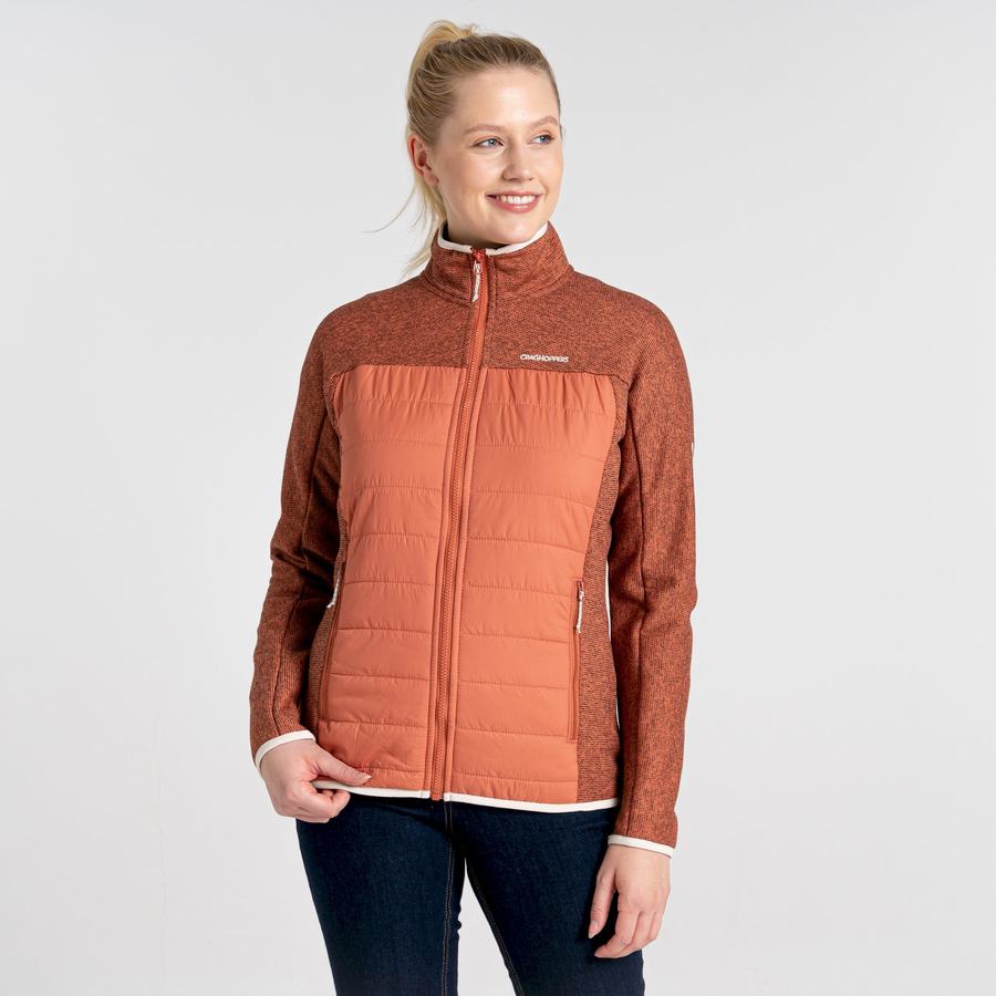 Brown Craghoppers Regina Hybrid Women's Jackets | YTD3216XN