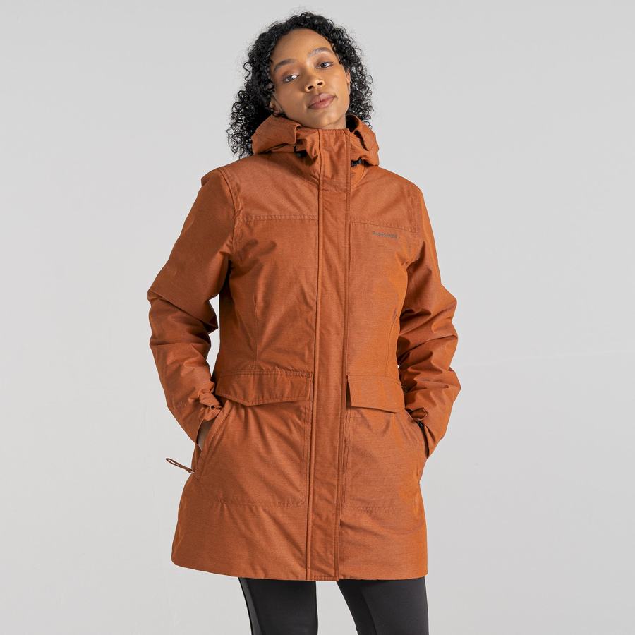 Brown Craghoppers Shayla Insulated Women's Jackets | DHJ8788UM