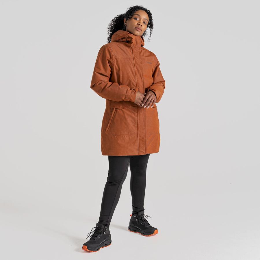 Brown Craghoppers Shayla Insulated Women's Jackets | DHJ8788UM