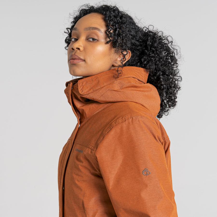 Brown Craghoppers Shayla Insulated Women's Jackets | DHJ8788UM